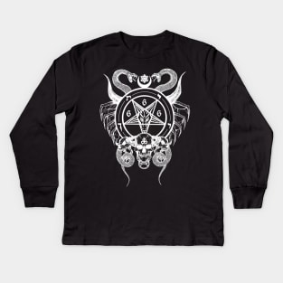 Sigil Of Baphomet Kids Long Sleeve T-Shirt